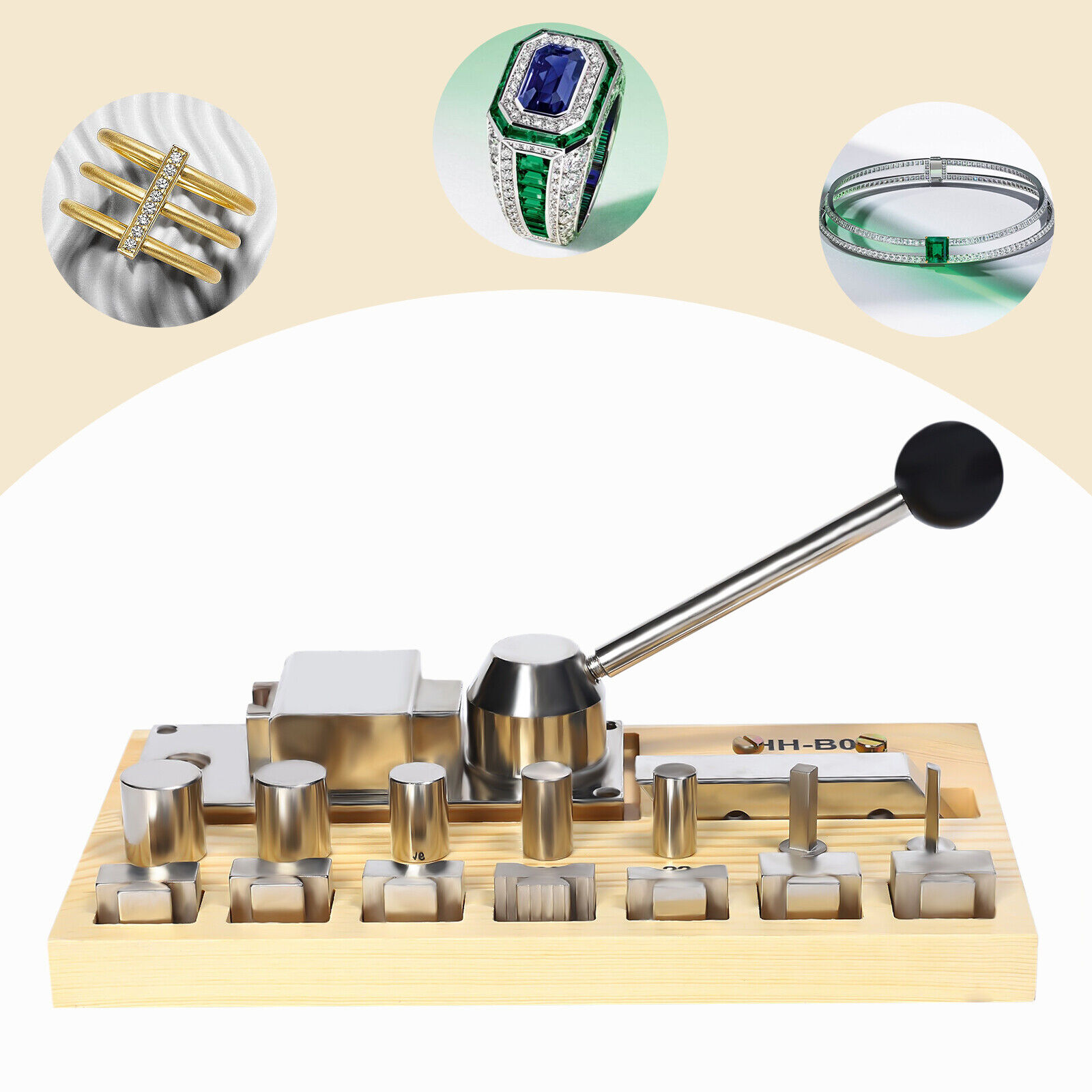 Ring Bending Machine Multifunction Earring Bend Tool Jewelry Making  Instrument Bender Crafts Set Ornaments Repair Ergonomic Handle Design 